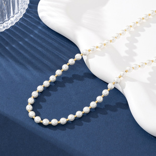 Natural pearl necklace