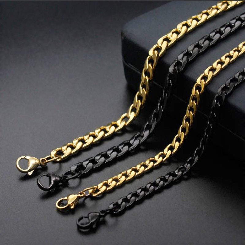 Stainless steel 18K gold-plated double-layer necklace for women’s fashion trend necklace